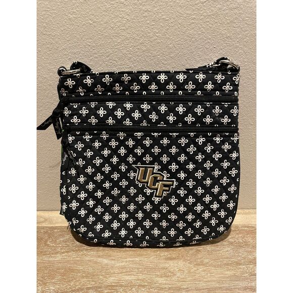 Vera Bradley Triple Zip Hipster Purse, University of Central Florida, UCF - Picture 2 of 7